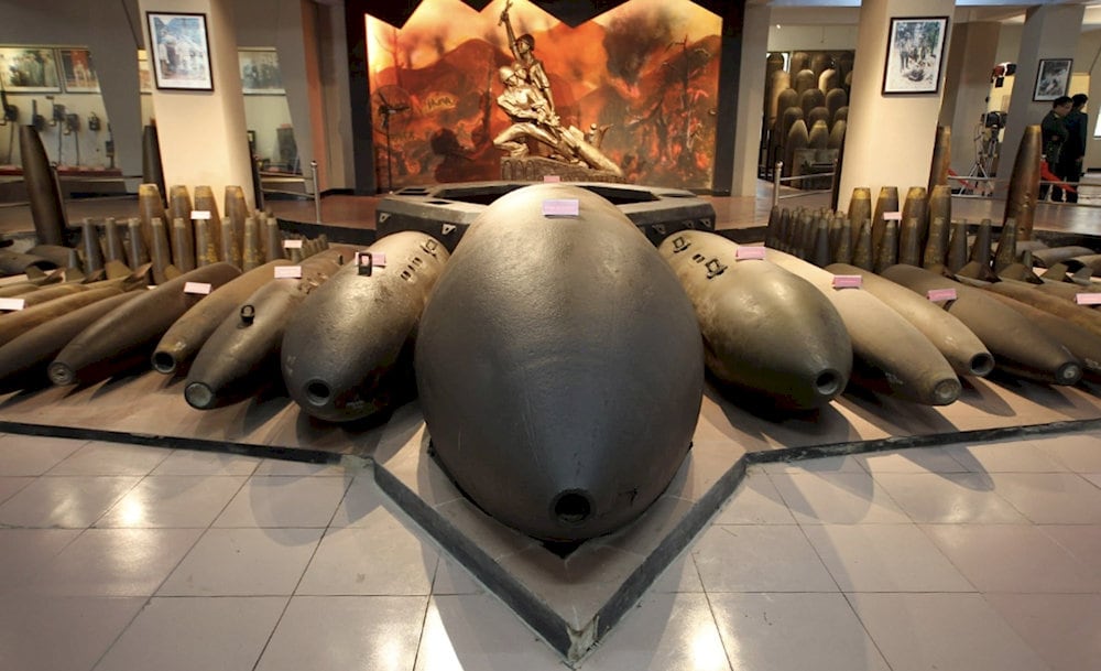 Museum of Infantry displays various types of bombs, mines, naval mines, and grenades from the War against America